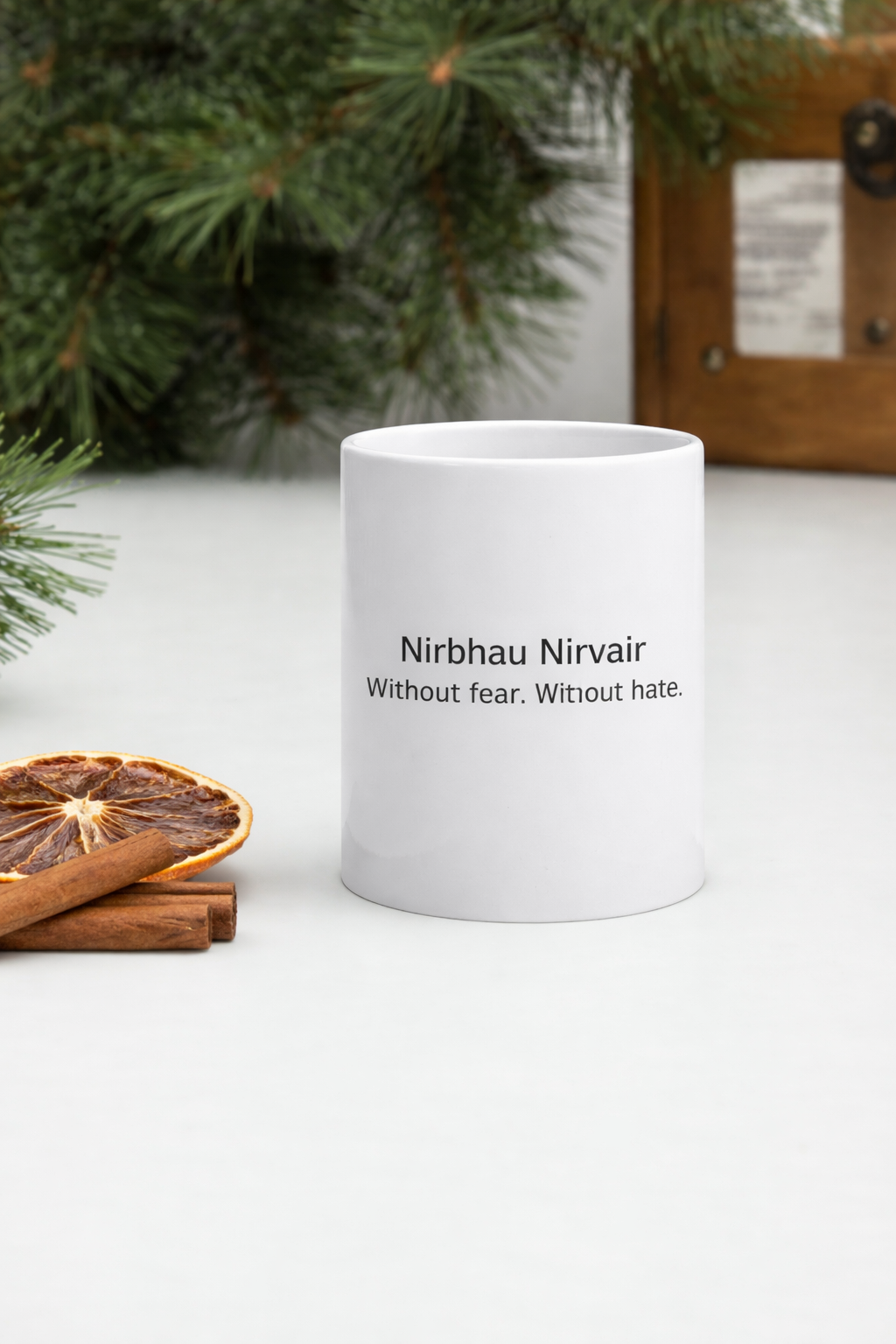 Rooted Faith Sikhi Mug – Without fear without hate